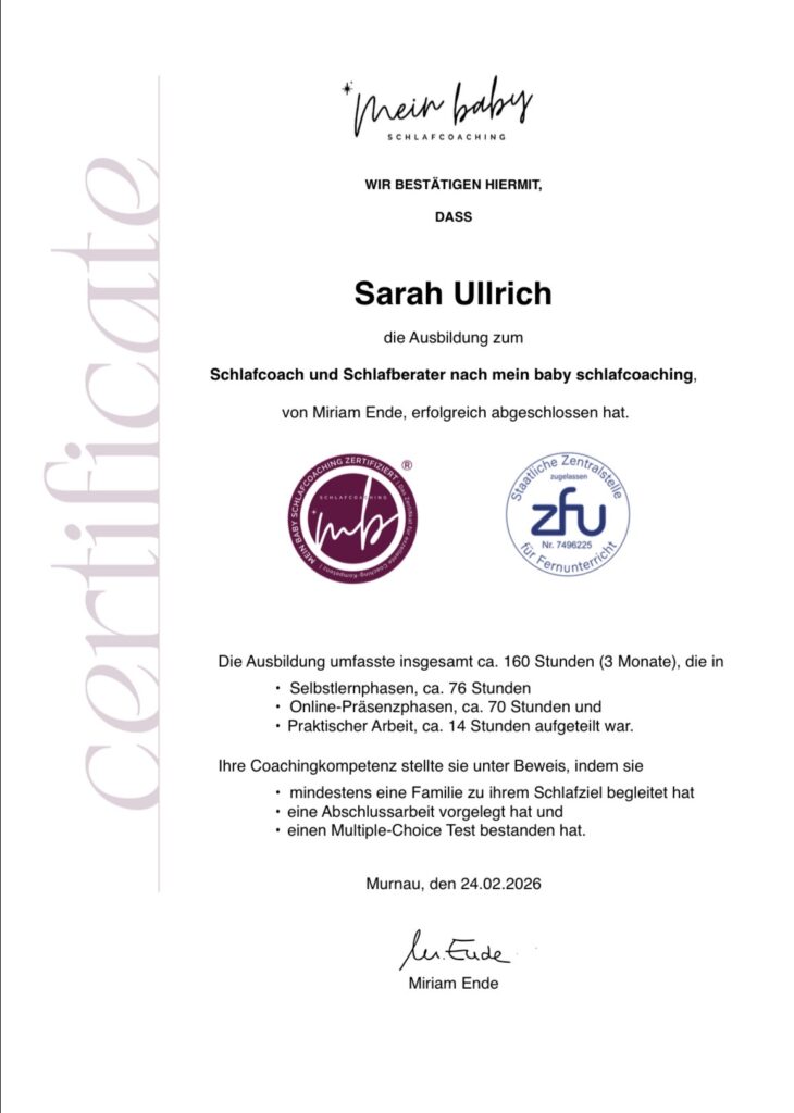 ZERTIFIKAT Sarah Ullrich